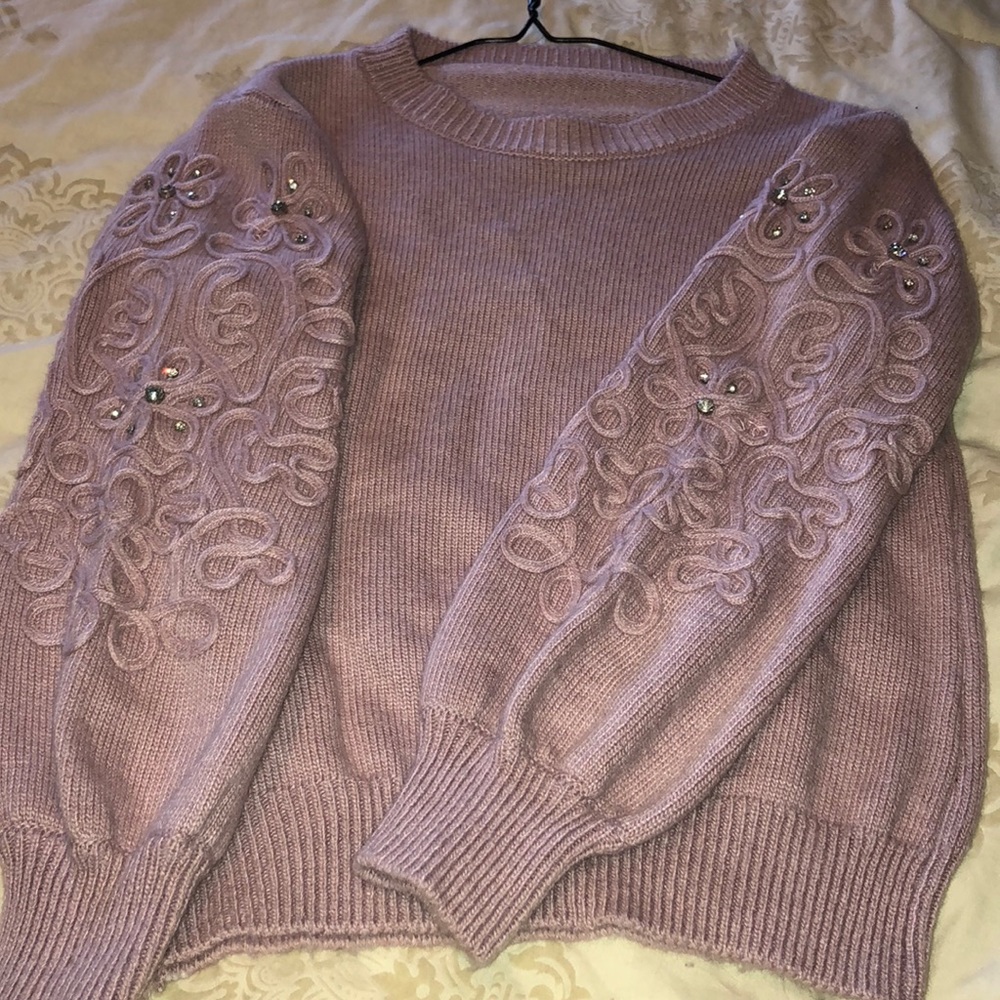 Blush pink sweater